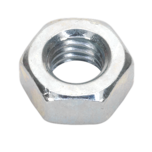 [SN6] Zinc Plated Steel Nut M6, DIN 934 - Pack of 100