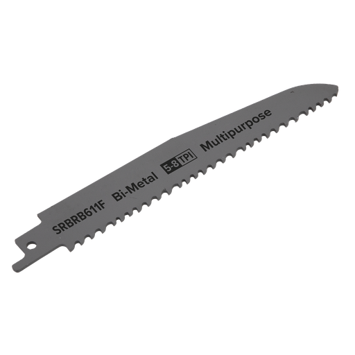 [SRBRB611F] Multipurpose Reciprocating Saw Blade 150mm 5-8tpi - Pack of 5
