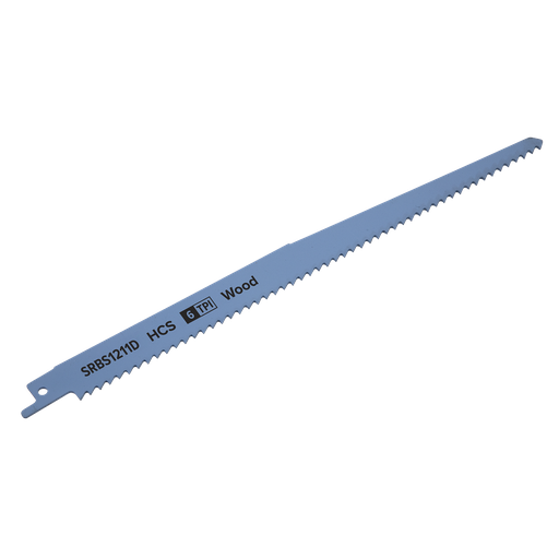 [SRBS1211D] Reciprocating Saw Blade for Clean Wood 250mm 6tpi - Pack of 5
