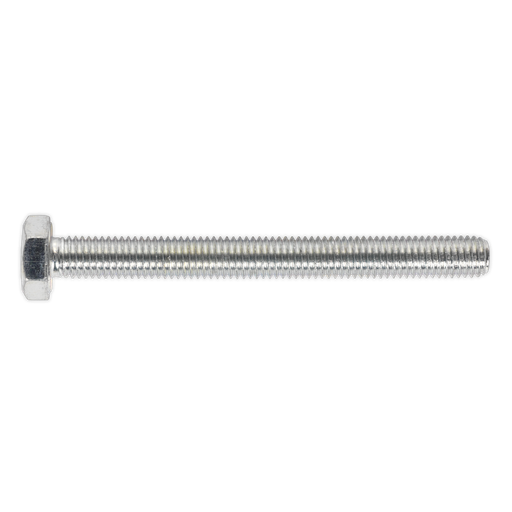 [SS10100] 8.8 Zinc Plated HT Setscrew M10 x 100mm, DIN 933 - Pack of 25