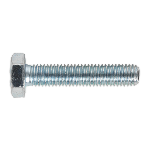 [SS1050] 8.8 Zinc Plated HT Setscrew M10 x 50mm, DIN 933 - Pack of 25