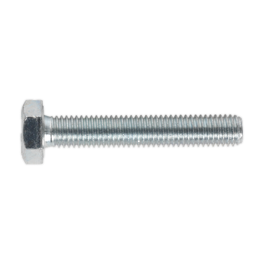 [SS1060] 8.8 Zinc Plated HT Setscrew M10 x 60mm, DIN 933 - Pack of 25