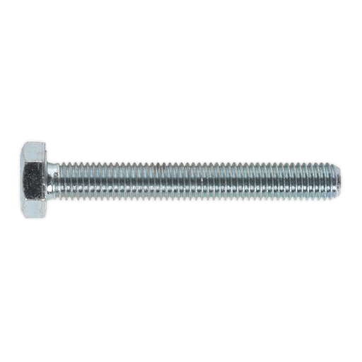 [SS1075] 8.8 Zinc Plated HT Setscrew M10 x 75mm, DIN 933 - Pack of 25