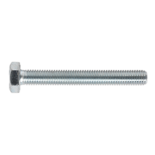 [SS1080] 8.8 Zinc Plated HT Setscrew M10 x 80mm, DIN 933 - Pack of 25