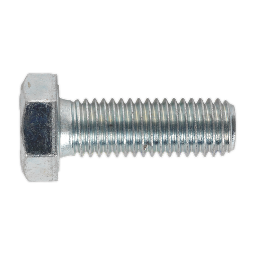 [SS1235] 8.8 Zinc Plated HT Setscrew M12 x 35mm, DIN 933 - Pack of 25
