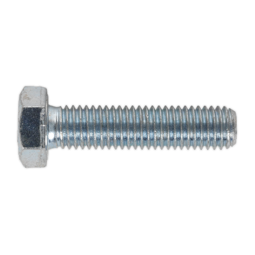 [SS1250] 8.8 Zinc Plated HT Setscrew M12 x 50mm, DIN 933 - Pack of 25