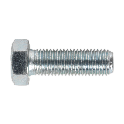 [SS1650] 8.8 Zinc Plated HT Setscrew M16 x 50mm, DIN 933 - Pack of 10