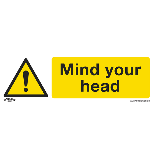 [SS39P1] Worksafe® Mind Your Head Safety Sign - Rigid Plastic