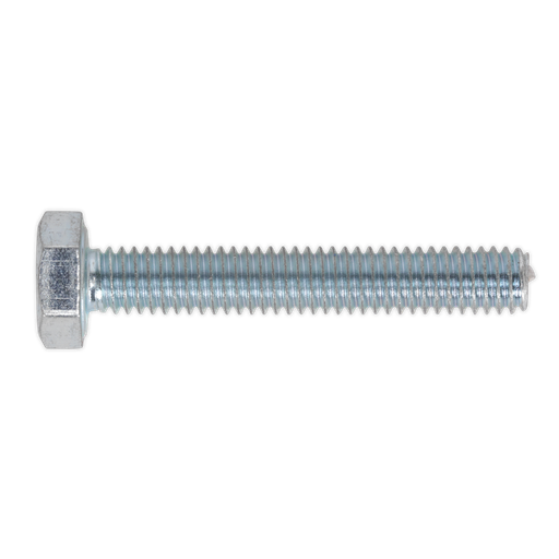 [SS425] 8.8 Zinc Plated HT Setscrew M4 x 25mm, DIN 933 - Pack of 50