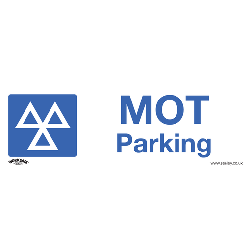 [SS49V1] Worksafe® MOT Parking Safety Sign, Self-Adhesive Vinyl