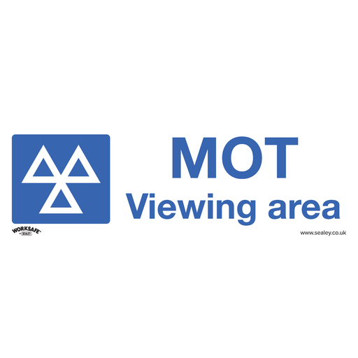 [SS50P1] Worksafe® MOT Viewing Area Safety Sign - Rigid Plastic