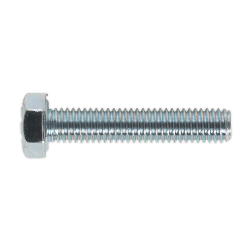 [SS525] 8.8 Zinc Plated HT Setscrew M5 x 25mm, DIN 933 - Pack of 50
