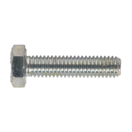 [SS625] 8.8 Zinc Plated HT Setscrew M6 x 25mm, DIN 933 - Pack of 50