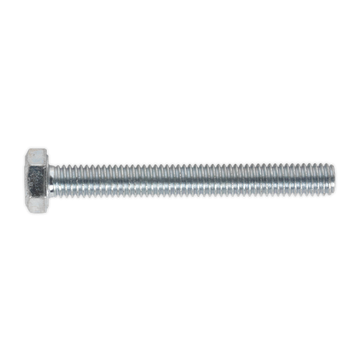 [SS650] 8.8 Zinc Plated HT Setscrew M6 x 50mm, DIN 933 - Pack of 50