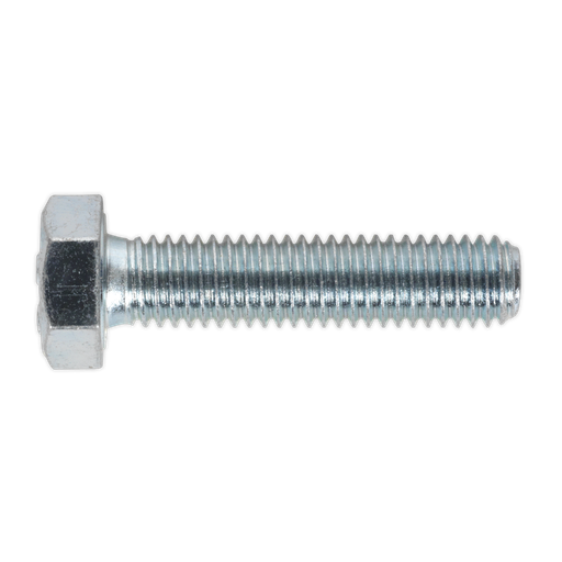 [SS835] 8.8 Zinc Plated HT Setscrew M8 x 35mm, DIN 933 - Pack of 50