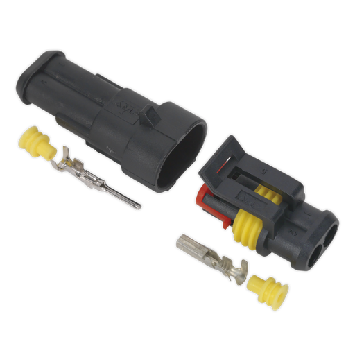 [SSC2MF] 2-Way Superseal Male & Female Connector - 1 pair