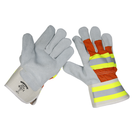 [SSP14HV] Worksafe® Reflective Rigger's Gloves - Pair