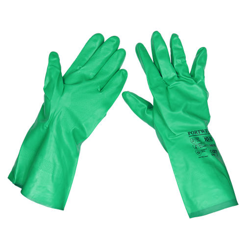 [SSP34] Cuffed Nitrile Gauntlets 330mm - Pair