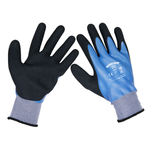 [SSP49L/B120] Worksafe® Waterproof Latex Gloves, Large - Box of 120 Pairs