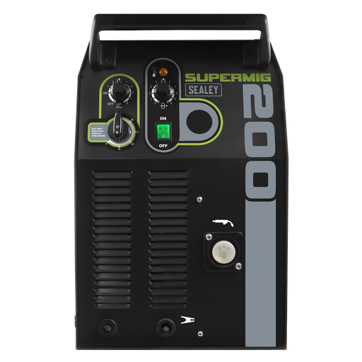 [SUPERMIG200] Professional Gas/Gasless MIG Welder with Binzel® Euro Torch 200A 230V