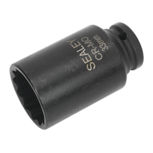 [SX0041] Premier Bi-Hex Deep Impact Socket 1/2"Sq Drive 33mm