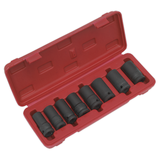 [SX202] Locking Wheel Nut Removal Set 1/2"Sq Drive 8pc
