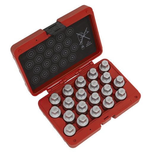 [SX215] Locking Wheel Nut Key Set for Vauxhall-B 20pc