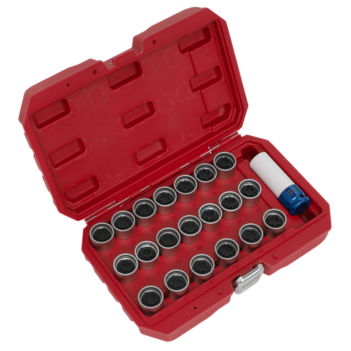 [SX218] Locking Wheel Nut Key Set for Audi 21pc