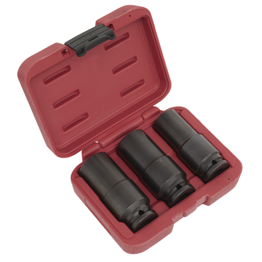 [SX319] Deep Weighted Impact Socket Set 1/2"Sq Drive 3pc