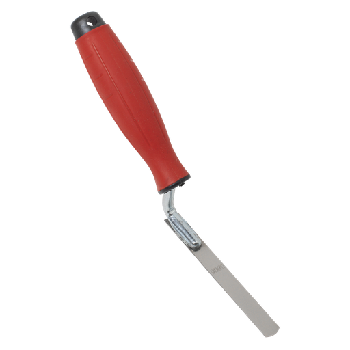 [T0309] Stainless Steel Edging Trowel with Rubber Handle 12mm