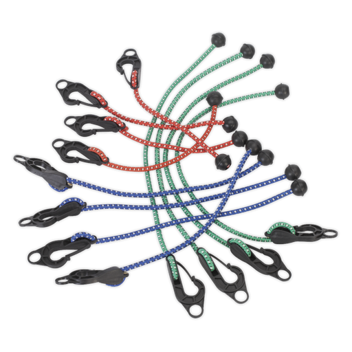 [TARP12] Assorted Tarpaulin Cord Set 12pc