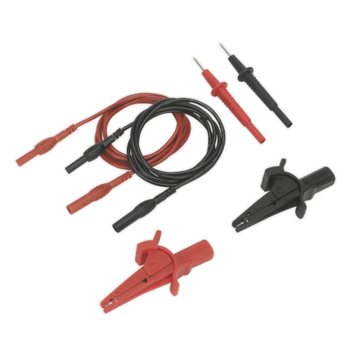 [TATL] Automotive Test Lead & Crocodile Clip Set 6pc