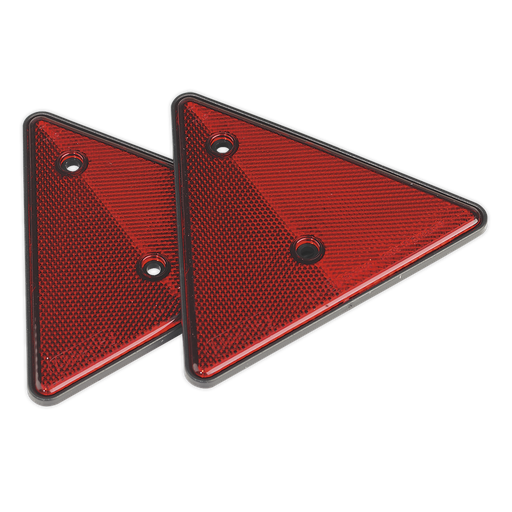 [TB17] Rear Reflective Red Triangle - Pack of 2