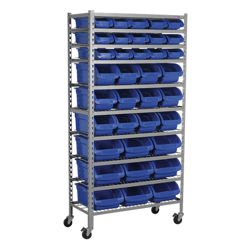 [TPS36] Mobile Bin Storage System with 36 Bins