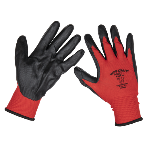 [TSP125XL/6] Worksafe® Nitrile Palm Gloves, X-Large - Pack of 6 Pairs