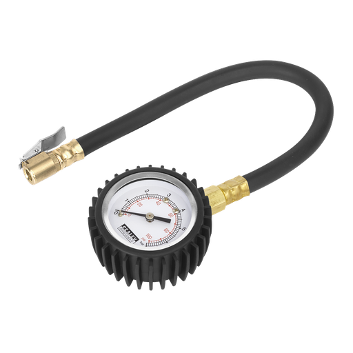[TST/PG6] Tyre Pressure Gauge with Clip-On Chuck