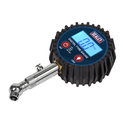 [TST001] Digital Tyre Pressure Gauge with Swivel Head & Quick Release
