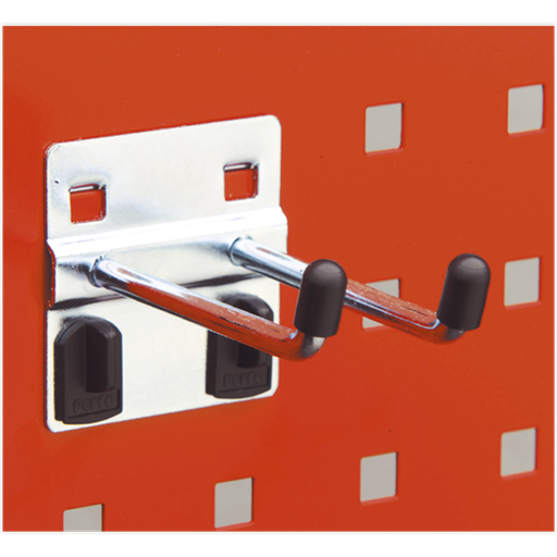 [TTS21] Double Prong Hook with Angled End 6 x 50mm - Pack of 5