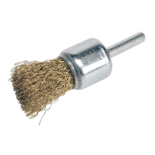 [VS1803] Flat Top Crimped Wire Decarbonising Brush 25mm