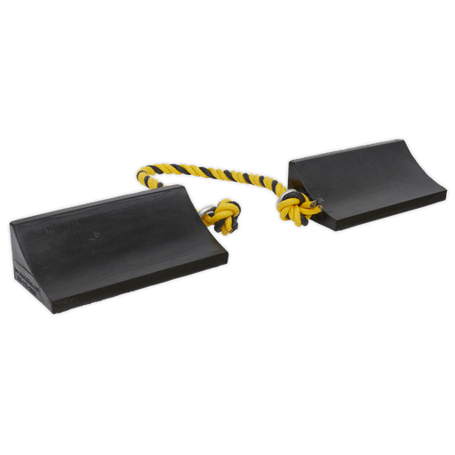 [WC16] Rubber Wheel Chocks Heavy-Duty - Pair
