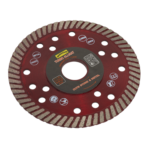 [WDTA115] Worksafe® Turbo Allmat Diamond Blade 115 x 22mm