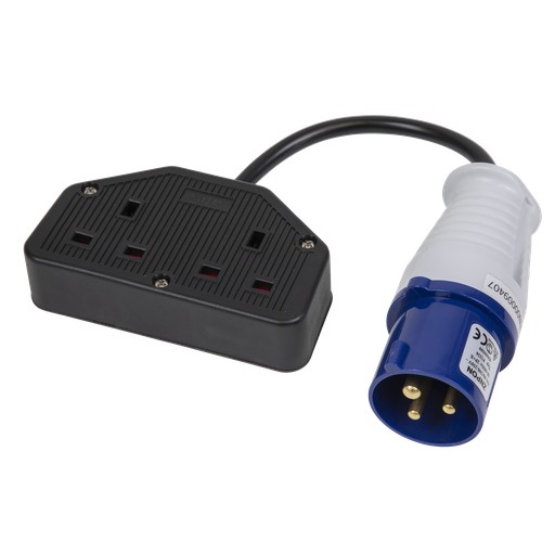 [WPS16132] Twin Trailing Socket & Cable Set 16A/13A