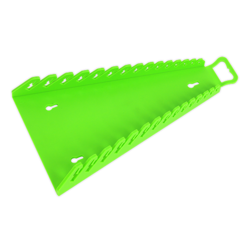 [WR09HV] Premier Reverse Spanner Rack Capacity 15 Spanners - Hi-Vis Green