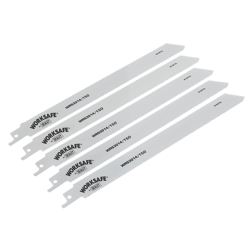 [WRS3014/150] Reciprocating Saw Blade for Metal 150mm 18tpi - Pack of 5