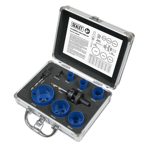 [WSPHSK] Plumber's Hole Saw Kit 9pc