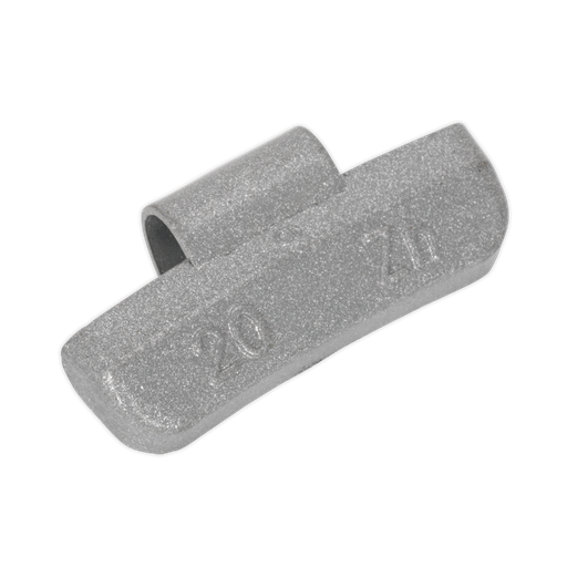 [WWAH20] Plastic Coated Zinc Plated Hammer-On Wheel Weight for Alloy Wheels 20g - Pack of 100
