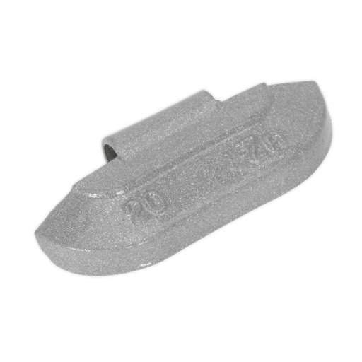 [WWSH20] Zinc Plated Hammer-On Wheel Weight for Steel Wheels 20g - Pack of 100