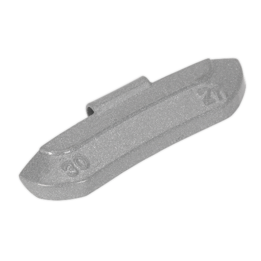 [WWSH30] Zinc Plated Hammer-On Wheel Weight for Steel Wheels 30g - Pack of 100