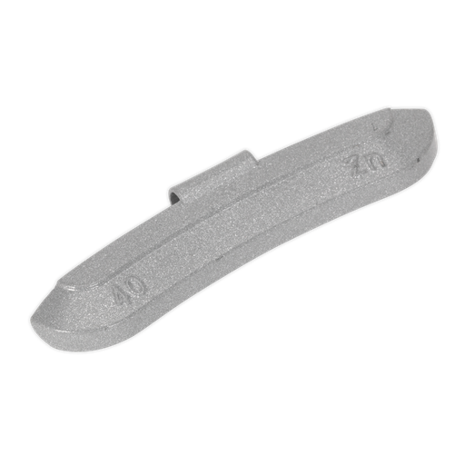 [WWSH40] Zinc Plated Hammer-On Wheel Weight for Steel Wheels 40g - Pack of 50