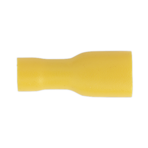 [YT11] Fully Insulated Female Terminal 6.3mm, Yellow - Pack of 100